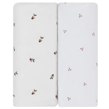 Load image into Gallery viewer, Ely&#39;s &amp; Co Waterproof Pack N Play I Portable Crib Sheet Set - Lavender Berry