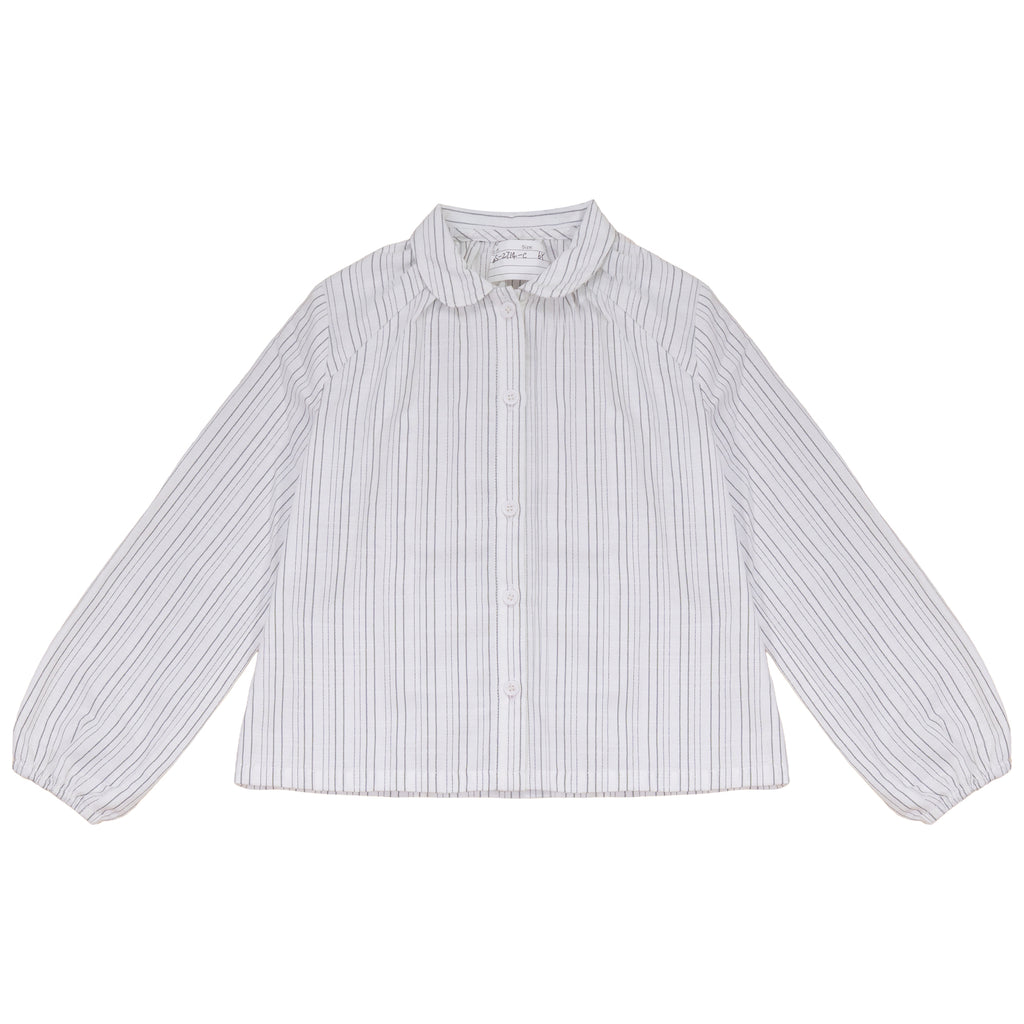 Calla Lili Boys Striped Shirt - Cream/Black