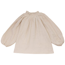 Load image into Gallery viewer, Calla Lili Girls Shirt With Smocking At Neck - Cream