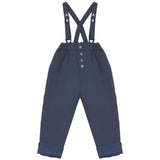 Calla Lili Boys Pants With Suspenders - Blue