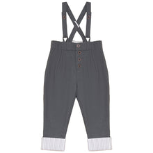 Load image into Gallery viewer, Calla Lili Boys Pants With Suspenders - Grey