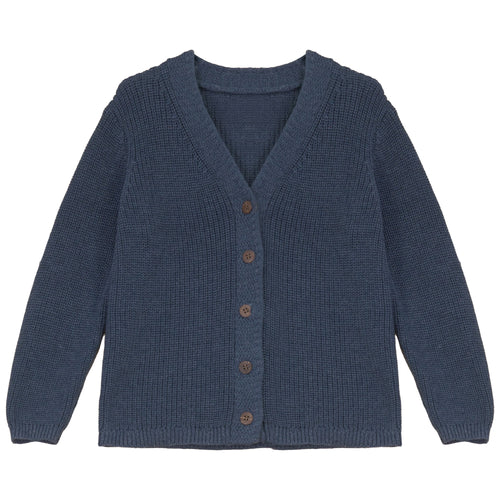 Calla Lili Boys Knit Cardigan - Blue