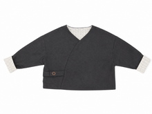 Load image into Gallery viewer, Calla Lili Boys Wrap Blazer - Grey