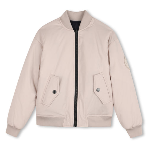 DKNY Reversible And Water-Repellent Blouson - Dark Stone/Beige