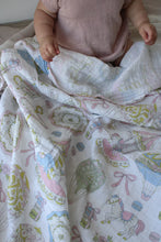 Load image into Gallery viewer, Little Threads Dreamy Carousel Muslin Blanket