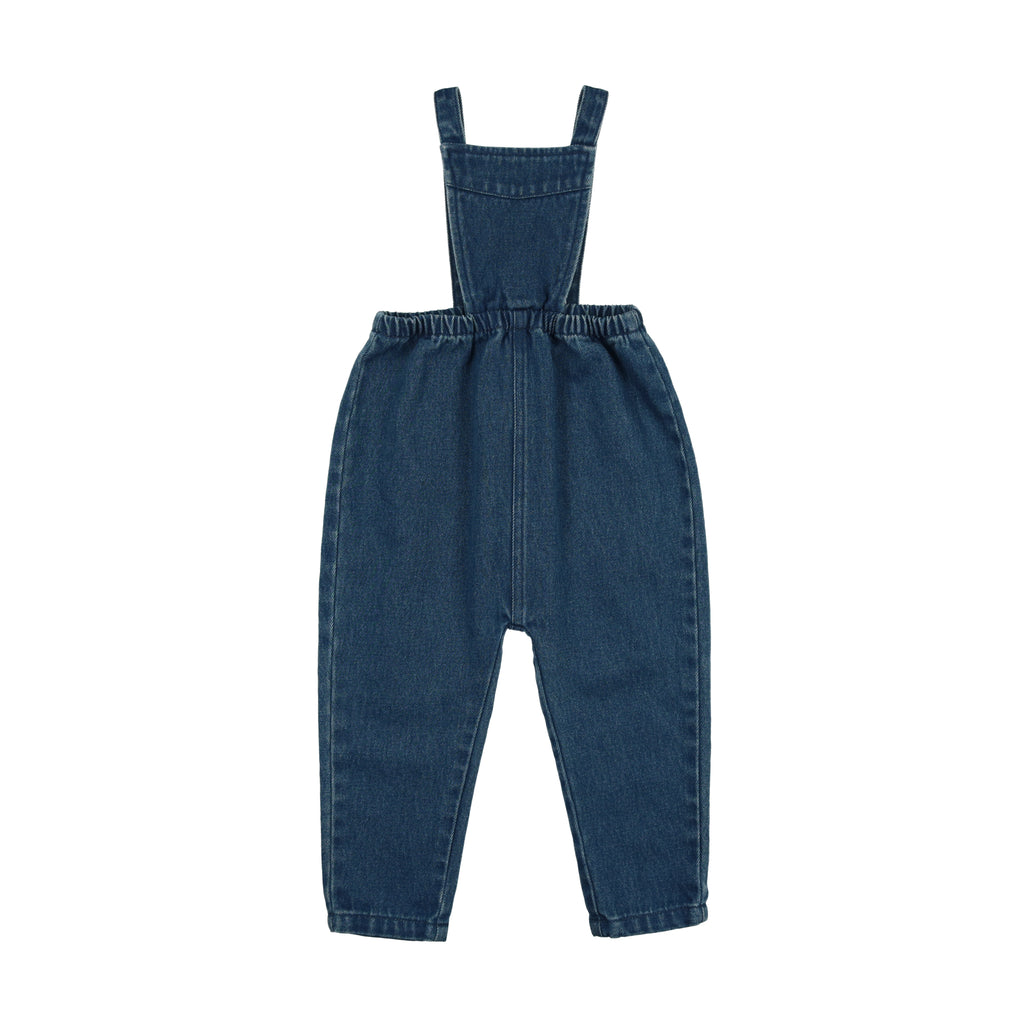 Lil Legs Denim Bib Overalls - Blue Denim