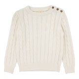 Lil Legs Cable Knit Sweater - Cream