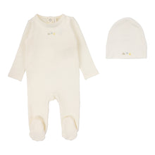 Load image into Gallery viewer, Lilette Dreamy Graphic Footie And Hat - Winter White/Slate