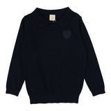Lil Legs Knit Polo - Navy