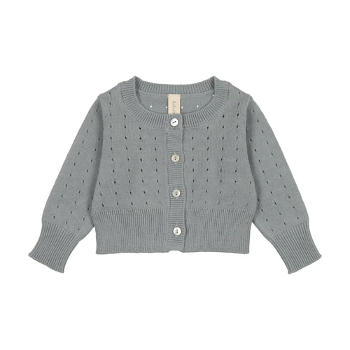 Lil Leg Dotted Knit Cardigan