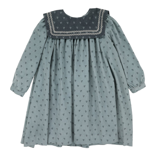 Lil Legs Primrose Dress - Dusty Blue