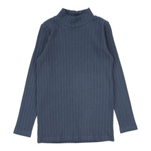 Load image into Gallery viewer, Lil Legs Double Rib Mockneck - Off Blue