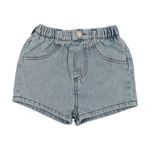 Lil Leg Denim Shorts -Stonewash