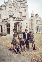 Load image into Gallery viewer, Coco Blanc Navy Boys Blazer With Tone On Tone Emblem On Pocket