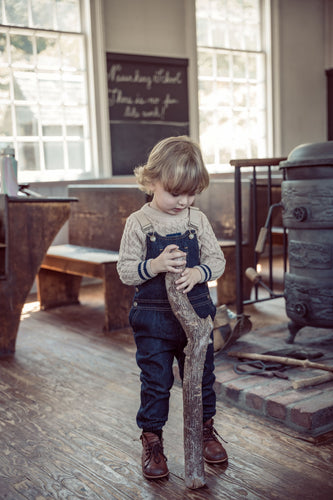 Coco Blanc Denim Overalls