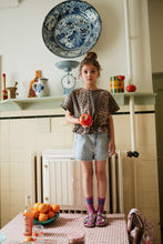 Load image into Gallery viewer, Petit Blush Elastic Waist Blouse - Leopard