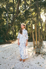 Load image into Gallery viewer, Coco Blanc Floral Shirt Dress With Hard Belt