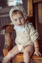 Load image into Gallery viewer, Coco Blanc Corduroy Romper - Cream