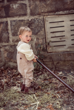 Load image into Gallery viewer, Coco Blanc Marled Blush French Terry Overall