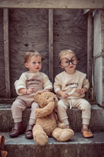 Load image into Gallery viewer, Coco Blanc Marled Oat Sweashirt Set