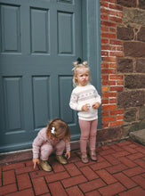 Load image into Gallery viewer, Looms Fair Isle Collection 2PC Set - Ivory/Mauve