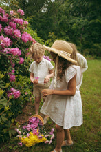 Load image into Gallery viewer, Lil Legs Sunny Blossoms Flutter Dress - Bud Pink