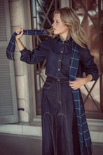Load image into Gallery viewer, Coco Blanc Denim Shirt And Skirt Set