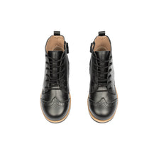 Load image into Gallery viewer, Camille Shoes Emily Vintage Black Leather