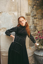 Load image into Gallery viewer, Urban Edge Ruched Maxi Dress - Black