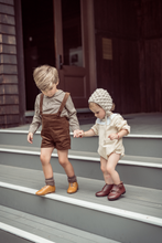 Load image into Gallery viewer, Coco Blanc Thin Corduroy Overalls - Mocha