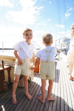 Load image into Gallery viewer, Calla Lili Boys Bermudas With Buttons - Yellow