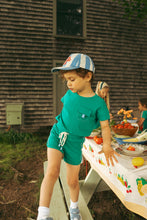 Load image into Gallery viewer, Lil Legs Boating Crew Pocket Tee - Electric Green