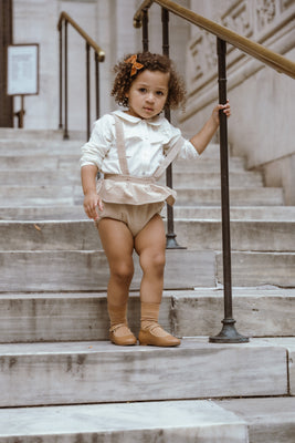 Coco Blanc Ruffle Bloomer - Cream