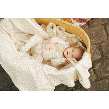 Load image into Gallery viewer, Ladida Sketched Floral Footie &amp; Hat Set