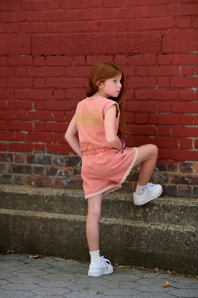Rooie And Friends Street Art Jumpsuit - Sunkissed