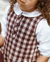 Load image into Gallery viewer, Coco Blanc Gingham Jumper - Burgundy