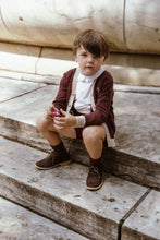 Load image into Gallery viewer, Coco Blanc Cardigan - Burgundy