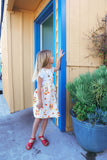 Calla Lili Pinafore Strawberry Dress