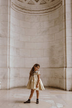 Load image into Gallery viewer, Coco Blanc Jaquard Dress - Gold