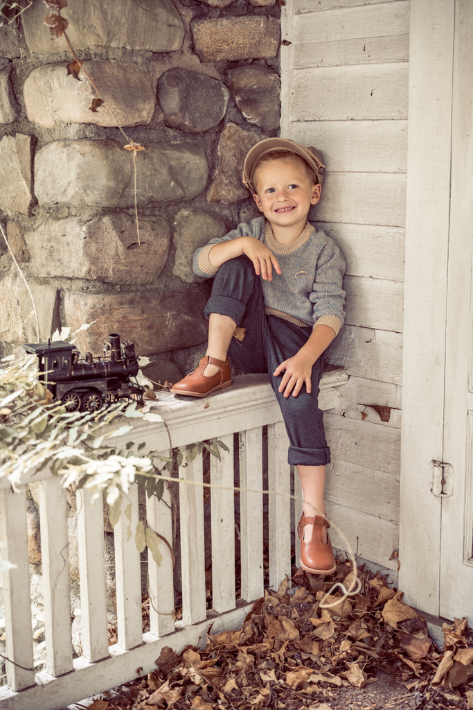 Coco Blanc Speckled Crew Sweater