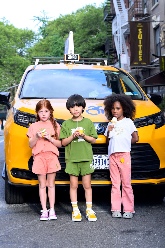 Rooie And Friends Aire T-shirt - Milk