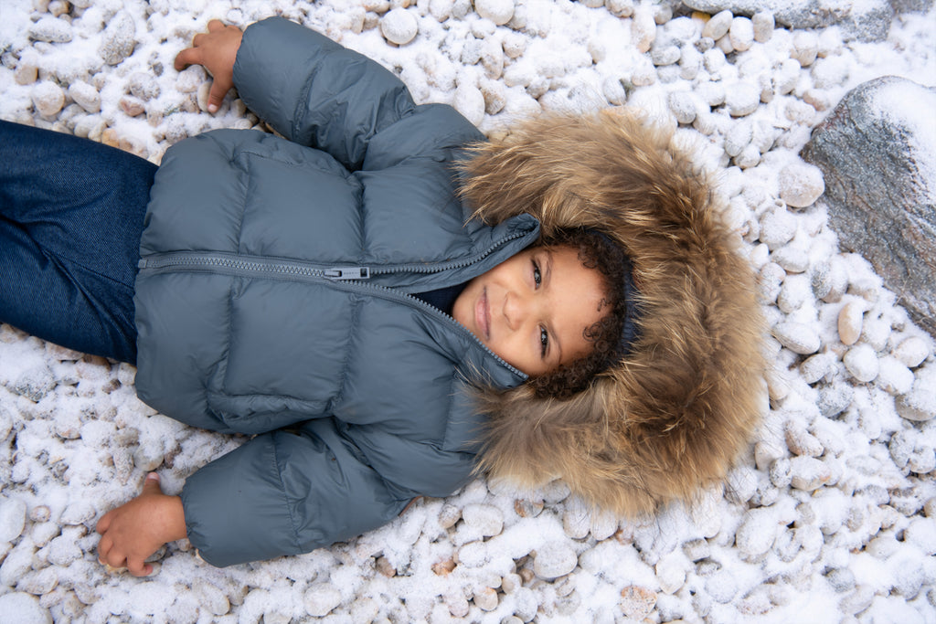 Denali Infant Classic Bomber - Ocean Blue