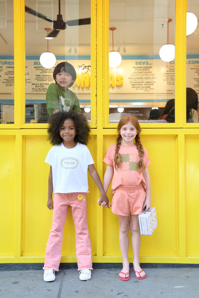 Rooie And Friends Aire T-shirt - Milk