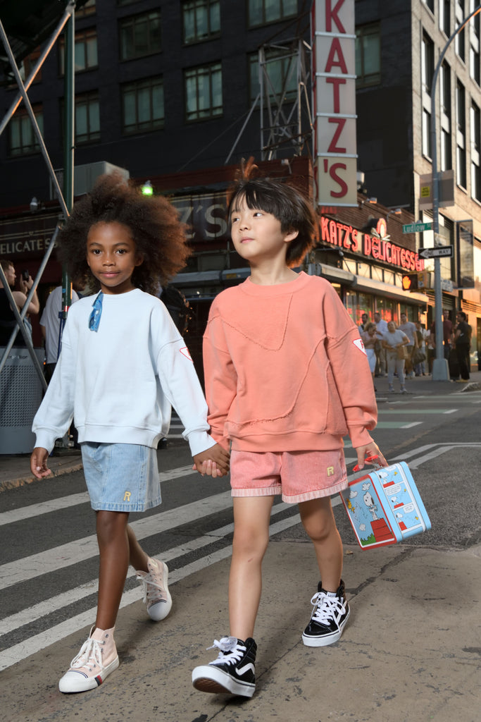 Rooie And Friends Patched Sweater - Sunkissed