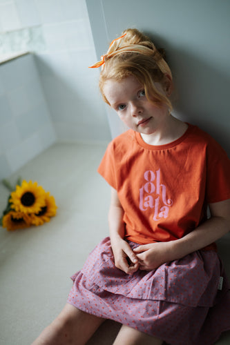 Petit Blush Ooh Lala T-shirt - Burnt Brick