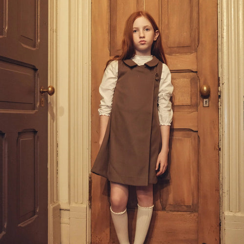 Numu Wool Wrap Jumper - Mocha