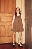 Numu Wool Pleated Swing Dress - Mocha