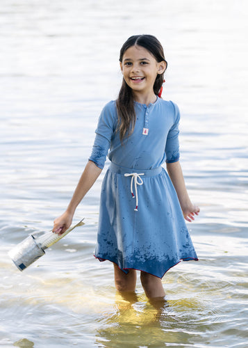 Lil Legs Asymmetrical Skirt - Blue