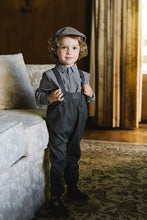 Load image into Gallery viewer, Lil Legs Plaid Edition Boys Long Romper - Mid Grey