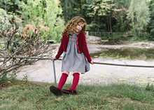 Load image into Gallery viewer, Lil Legs Plaid Edition Dress - Soft Grey Plaid